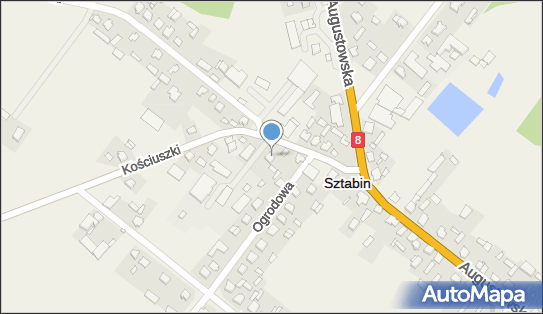 GLS - Punkt odbioru, KOSCIUSZKI 13, Sztabin 16-310