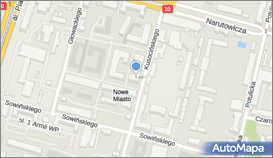 GLS - Punkt odbioru, Kusocinskiego 12/Lu2, Szczecin 70-237