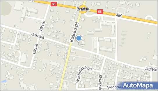 GLS - Punkt odbioru, Jagiellonska 1, Bransk 17-120