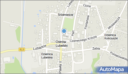 GLS - Punkt odbioru, UL. CZERWONEGO KRZYŻA 1, Ostrów Lubelski 21-110