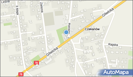 GLS - Punkt odbioru, Gliwicka 8B, Czekanow 42-677
