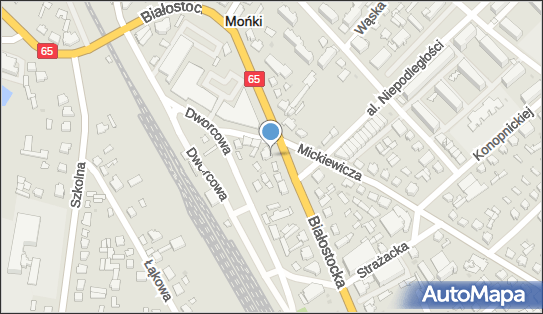 GLS - Punkt odbioru, BIALOSTOCKA 20, Monki 19-100