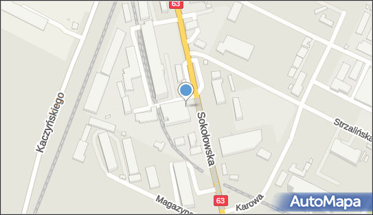 GLS - Punkt odbioru, Ul. Sokolowska 159B, Siedlce 08-110