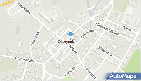 GLS - Punkt odbioru, Warszawska 8, Olsztynek 11-015