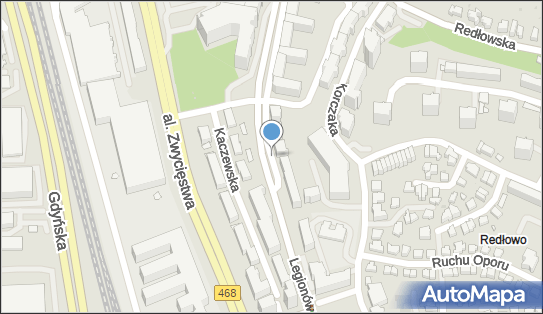 GLS - Punkt odbioru, Legionow 115A/L1, Gdynia 81-472