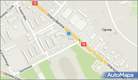 GLS - Punkt odbioru, WARSZAWSKA 49, Kozienice 26-900