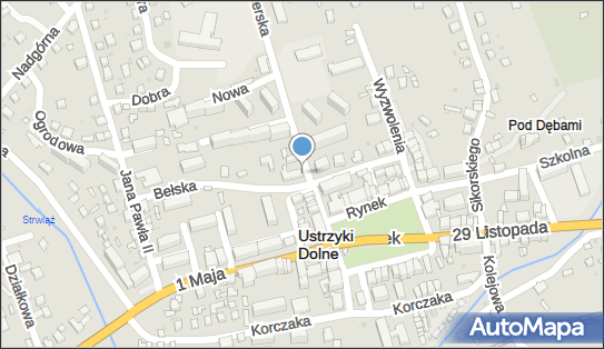 GLS - Punkt odbioru, Belska 14, Ustrzyki Dolne 38-700