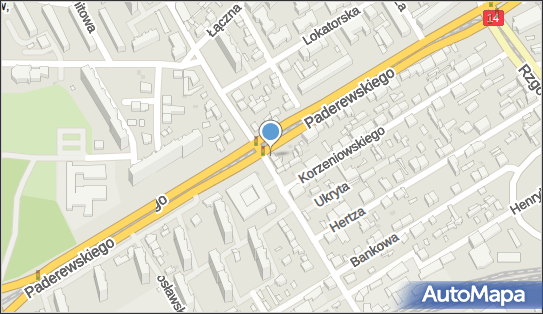 GLS - Punkt odbioru, Ul. Paderewskiego 55, Lodz 93-025