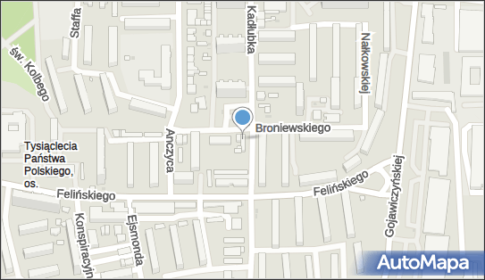 GLS - Punkt odbioru, Broniewskiego 105a, Lodz 93-253