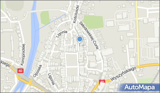 GLS - Punkt odbioru, KOSCIUSZKI 6, Glucholazy 48-340