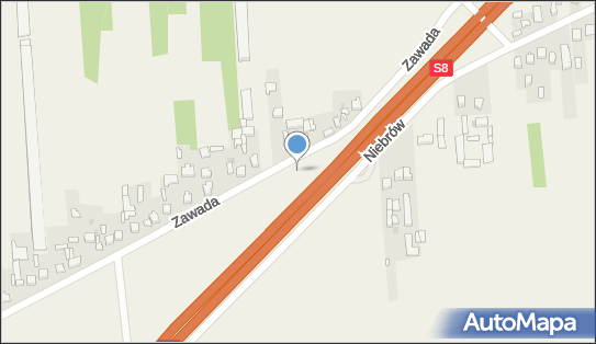 GLS - Punkt odbioru, ZAWADA-LAKOWA 1B, Zawada 66-001