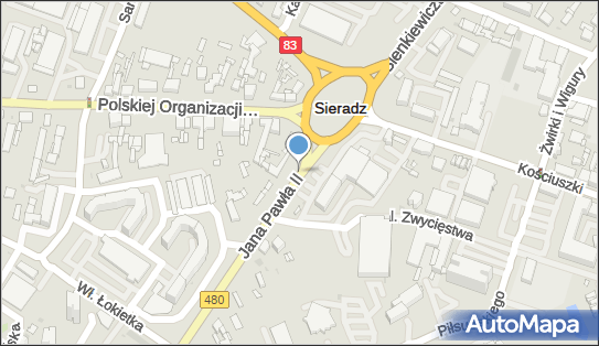 GLS - Punkt odbioru, POLSKIEJ ORGANIZACJI WOJSK 80, Sieradz 98-200