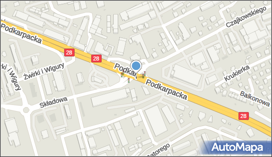 Skrzyżowanie ul. Czajkowskiego i ul. Podkarpackiej, Krosno 38-400 - Hotspot bezpłatny