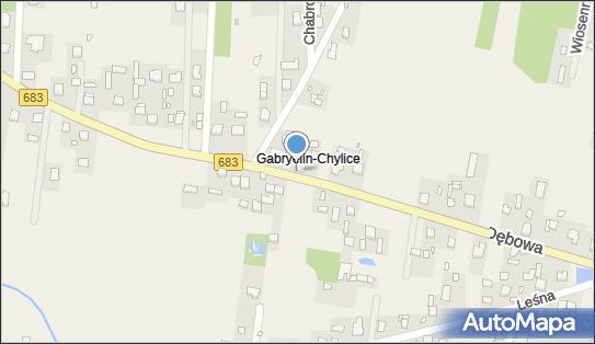 Hydrant, DW 683, Dębowa 48, Gabryelin - Hydrant