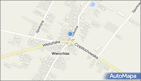 Hydrant, Szkolna 1, Wierzchlas 98-324 - Hydrant