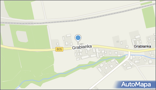 Hydrant, DW 805, Grabianka - Hydrant