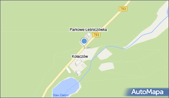 Hydrant, DW 793, Parkowe-Leśniczówka, Kołaczów - Hydrant