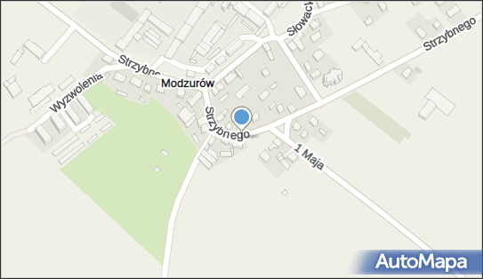 Hydrant, Strzybnego, ks. 7, Modzurów 47-415 - Hydrant