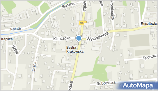 Nadziemny, DW 942, Szczyrkowska, Bystra - Hydrant