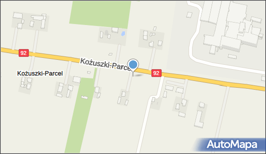 Nadziemny, E302, Kożuszki-Parcel - Hydrant