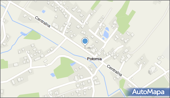 Nadziemny, Centralna, Połomia 44-323 - Hydrant