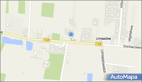 Nadziemny, DW 718, Umiastowska, Umiastów - Hydrant