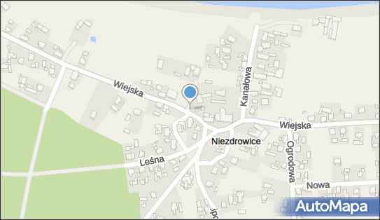 Nadziemny, Wiejska, Niezdrowice 47-143 - Hydrant