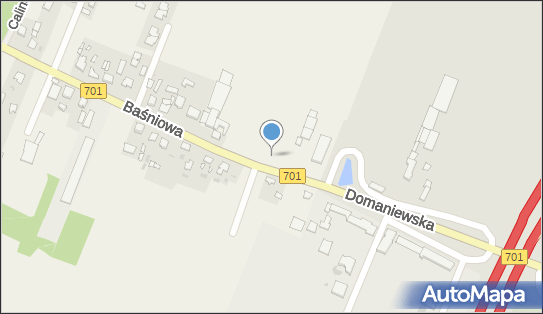 Nadziemny, DW 701, Domaniew - Hydrant