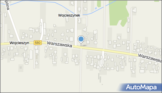 Nadziemny, Warszawska580, Wojcieszyn 05-082 - Hydrant