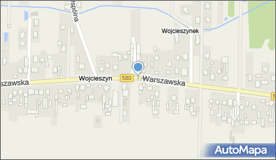 Nadziemny, Warszawska580, Wojcieszyn 05-082 - Hydrant