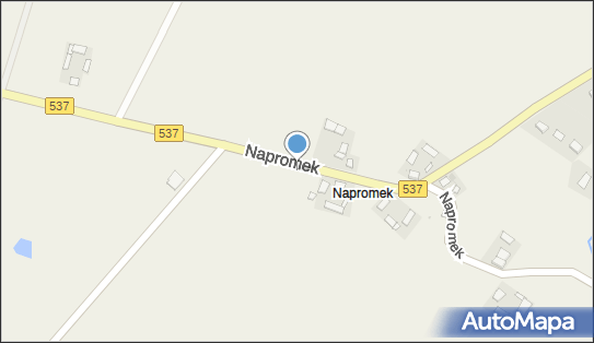 Nadziemny, DW 537, Napromek - Hydrant