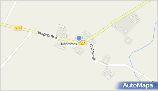 Nadziemny, DW 537, Napromek Osada - Hydrant