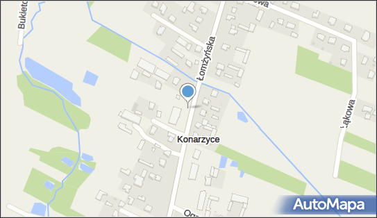 Nadziemny, DW 677, Łomżyńska, Konarzyce - Hydrant
