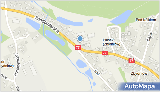 Nadziemny, Sandomierska77, Zbydniów 37-415 - Hydrant