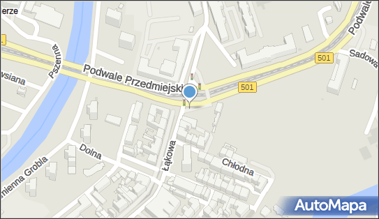 Nadziemny, Podwale Przedmiejskie501, Gdańsk 80-824 - Hydrant