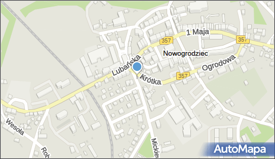 Nadziemny, Kolejowa, Nowogrodziec 59-730 - Hydrant