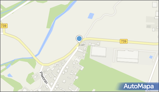 Nadziemny, DW739, Piwonin 45a, Piwonin 08-443 - Hydrant
