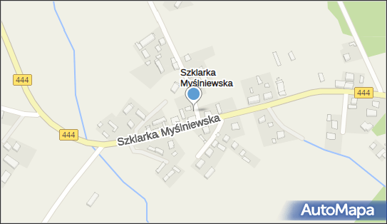 Nadziemny, DW 444, Szklarka Myślniewska - Hydrant