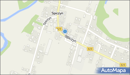 Nadziemny, DW 829, Spiczyn - Hydrant