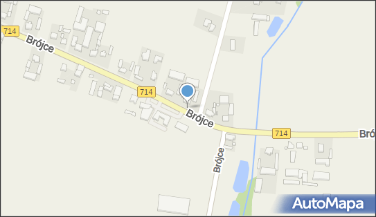 Nadziemny, DW 714, Brójce 41, Brójce - Hydrant
