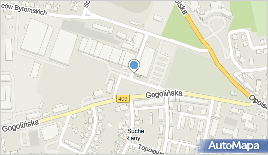 Nadziemny, DW 409, Gogolińska, Strzelce Opolskie - Hydrant