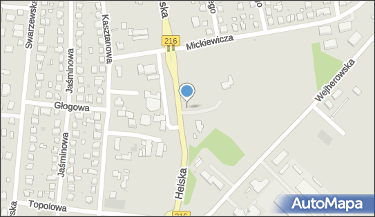 Nadziemny, DW216, Helska, Puck 84-100 - Hydrant