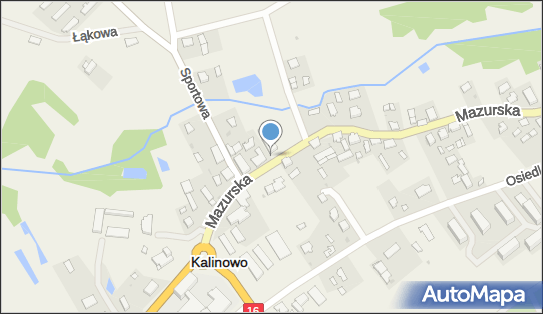 Nadziemny, DW 661, Mazurska 11, Kalinowo - Hydrant