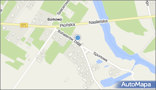 Nadziemny, Bohaterów 1920 Roku 12, Borkowo 05-192 - Hydrant