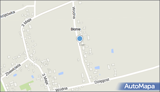 Nadziemny, Wodna 24, Dąbrowice 99-352 - Hydrant