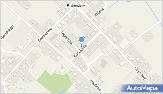 Nadziemny, Kościelna 4, Bukowiec 86-122 - Hydrant