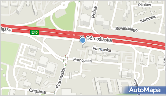 Nadziemny, Francuska 70, Katowice 40-028 - Hydrant