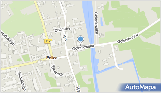 Podziemny, Goleniowska 1, Police 72-010 - Hydrant