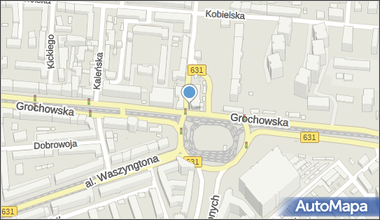 Podziemny, DW 637, Grochowska, Warszawa - Hydrant