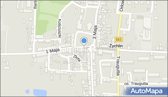 Podziemny, Plac 29 Listopada 5, Żychlin 99-320 - Hydrant